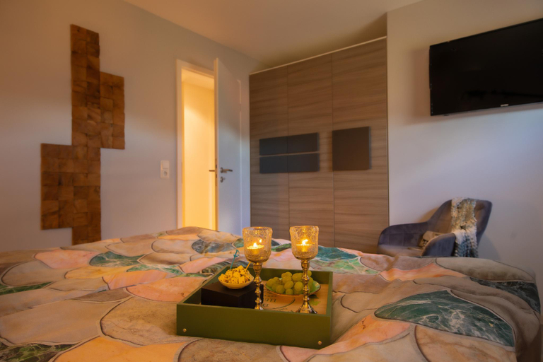 Bedroom 2, Premium-Plus-Ferienhaus Skadi II, Harz