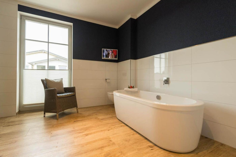 Bathroom 3, großzugige Ferienappartements mit Sauna und Balkon VP, Vorpommern-Rügen