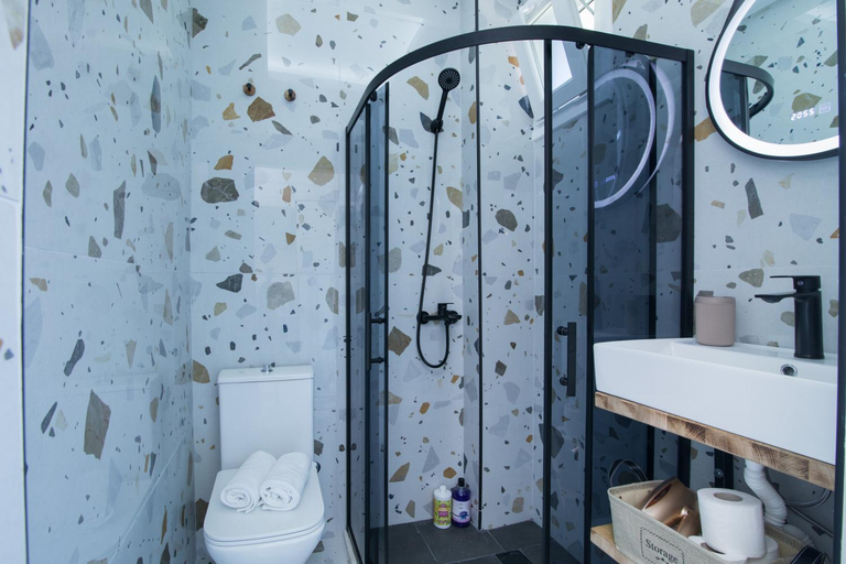 Bathroom 3, Anais Luxury Living Grey & Pink by CorfuEscapes, Ionian Islands