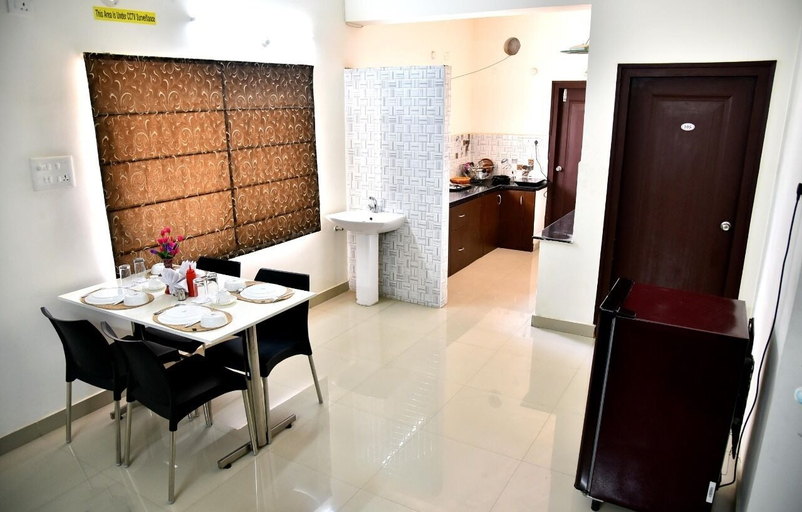 In-room dining, Ssapphire Asta Apartments, Hyderabad