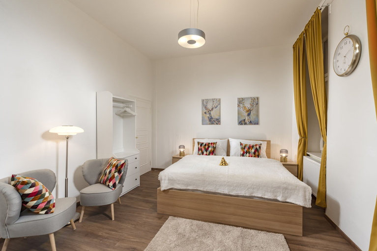 Bedroom 2, Unesco Prague Apartments, Praha 1