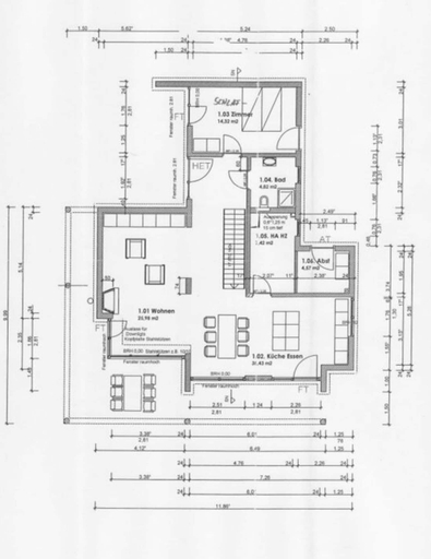 Floor plan 4, Captain's House Comfortable Holiday Residence, Vorpommern-Greifswald