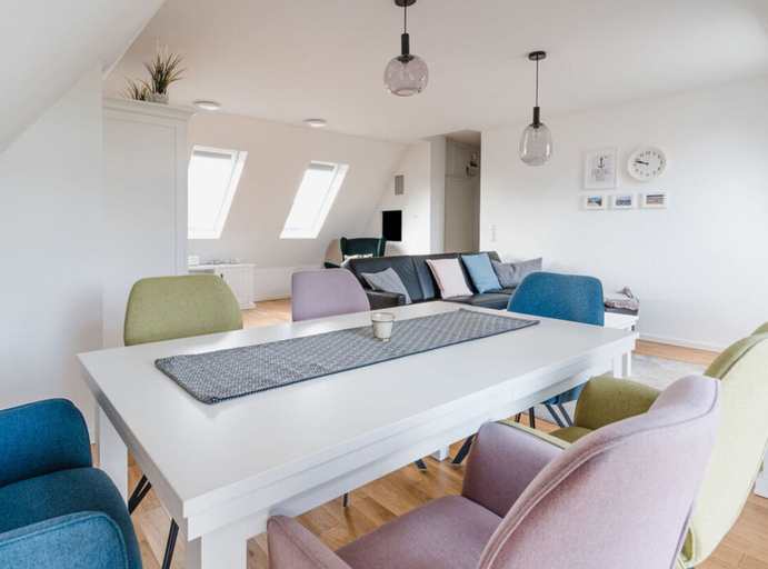 Dining 5, Torbogenhuus No. 7 Comfortable Holiday Residence, Aurich