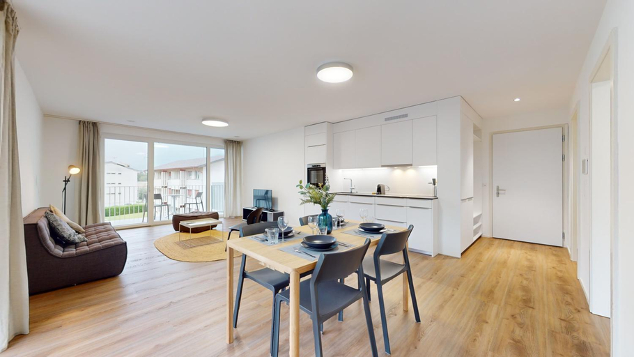 Kitchen 3, Bright & modern apartments in Sion, Sion