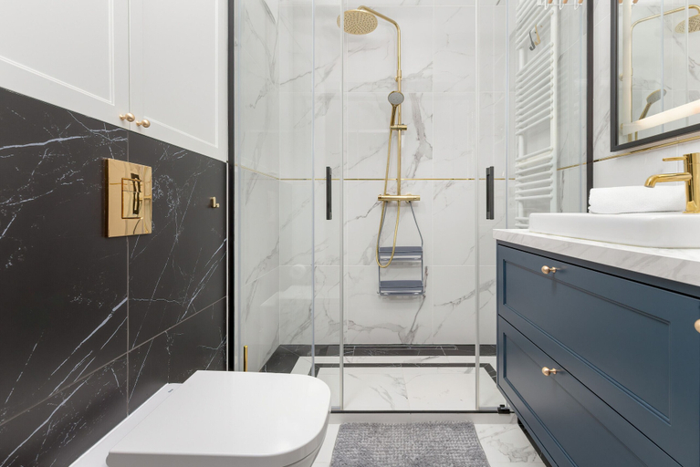 Bathroom 4, Modern With Balcony and Gym by Renters, Gdańsk City