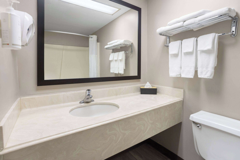 Bathroom 5, Super 8 by Wyndham Henrietta/Rochester Area, Monroe