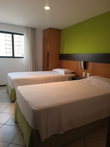 Bedroom 3, Flat com sacada a Beira-Mar, Natal