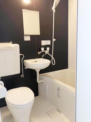 Bathroom 2, JR t akadababa subway 5 mins walk! Newly building 新築! 高田馬場駅 徒歩圏内大人気! Shinjuku新宿圈!高速无限制Wi-FI! B2, Shinjuku