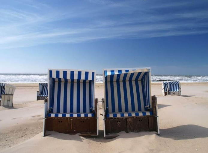 Property grounds, Holiday Apartment Oland, Nordfriesland