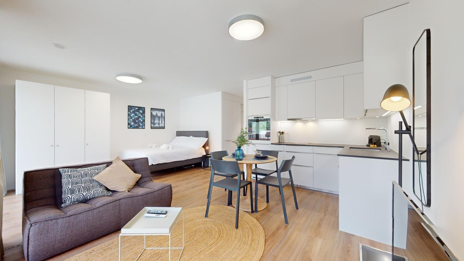 Kitchen 4, Bright & modern apartments in Sion, Sion