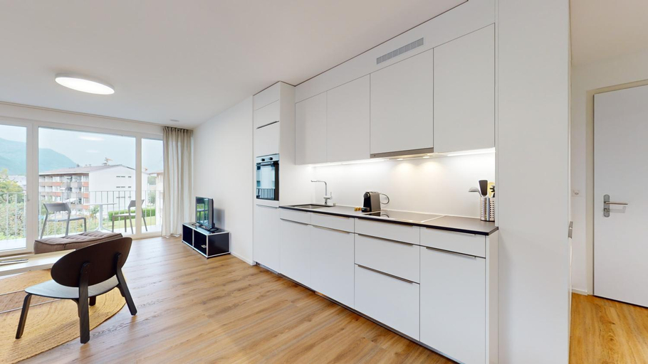 Kitchen 2, Bright & modern apartments in Sion, Sion