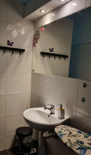 Bathroom 2, Green Cat Rooms, Kraków City