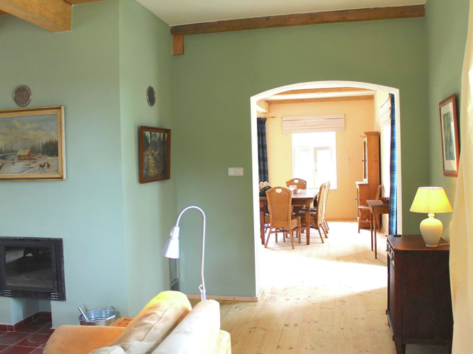 Bedroom 2, Detached Home With Fireplace Nearby Flemish Coast, Tachov