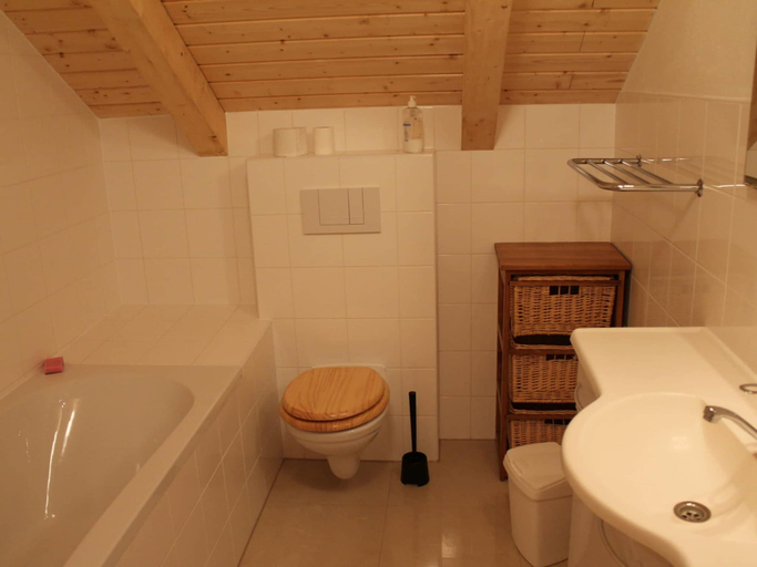 Bathroom, Detached Home With Fireplace Nearby Flemish Coast, Tachov