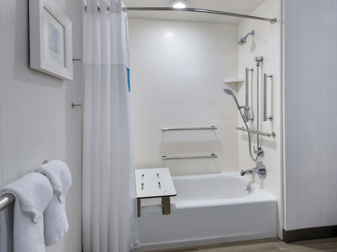 Bathroom 5, Hampton Inn by Hilton Middletown, Orange
