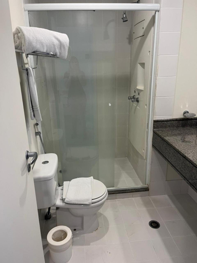 Bathroom, Flat maravilhoso em frente aeroporto de Congonhas Nobile, São Paulo