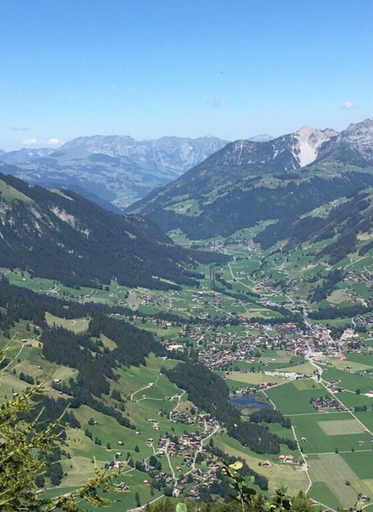 Aerial view 3, Charming Apartment in Lenk, Obersimmental
