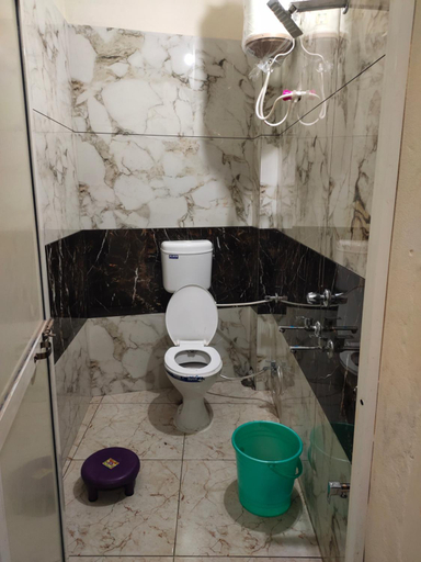 Bathroom 1, Rajdarshan Hotel, Ujjain