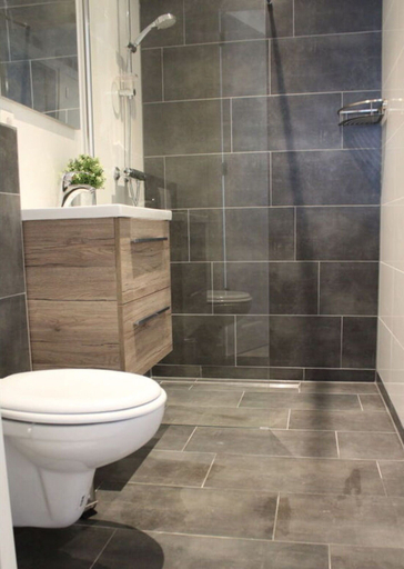Bathroom 2, Holiday Home Leuk Comfortable Vacation Home, Zijpe
