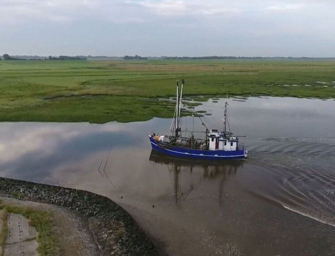 Bathroom 3, Sun, Mudflats and sea, Cuxhaven