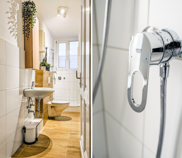 Bathroom 2, Adora Apartments - free parking, Mettmann
