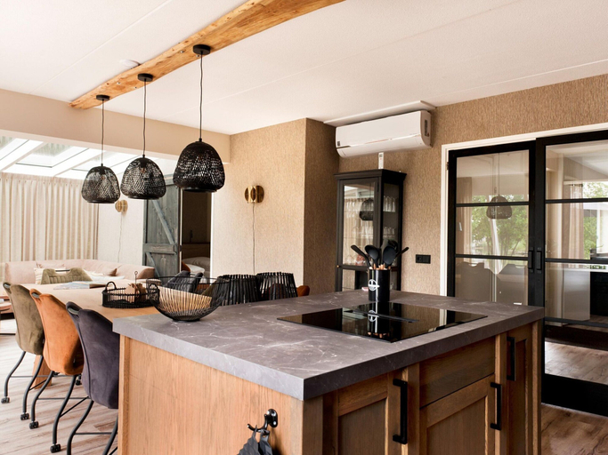 Private kitchen 4, Luxury Holiday Home With Sauna in Vlagtwedde, Vlagtwedde