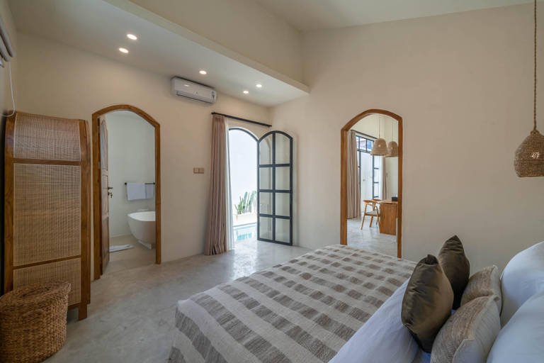 Bedroom 5, Villa LeNomi: Cute 1 Bedroom w/ Pool in Canggu, Badung