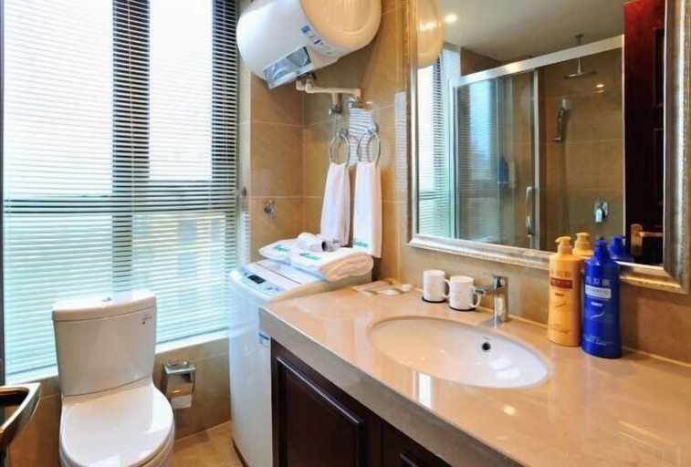 Bathroom 4, Bedom Apartment (Hengdian Nanjiang No. 1 Branch), Jinhua