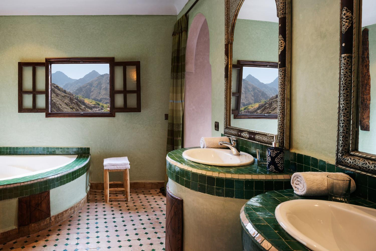 Bathroom 2, Le Village du Toubkal Suites, Al Haouz