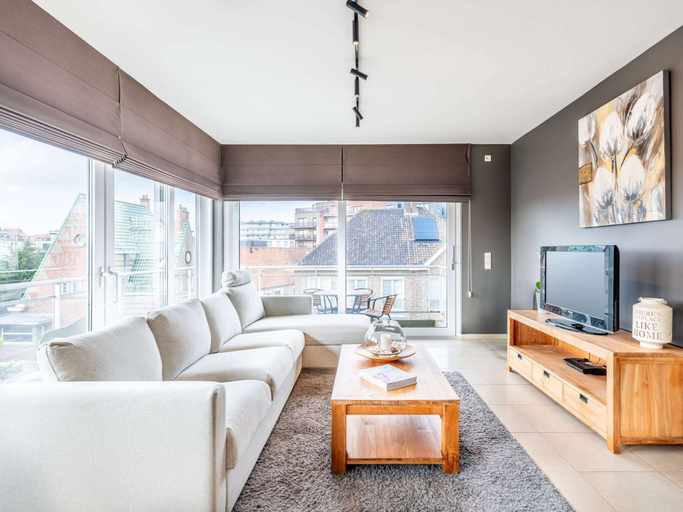 Living room 2, Orangerie 202 Close to the Beach and Center, West-Vlaanderen