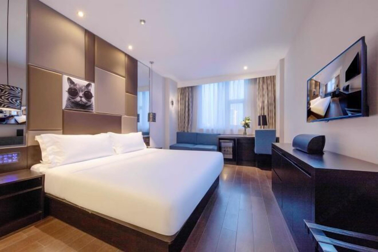 Bedroom 3, Orange Hotel (Hefei Sanxiaokou Subway Station Store), Hefei