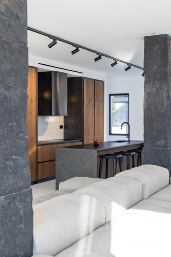 Bedroom, Mykonos Town Black Villa with Cave Heated Pool, South Aegean