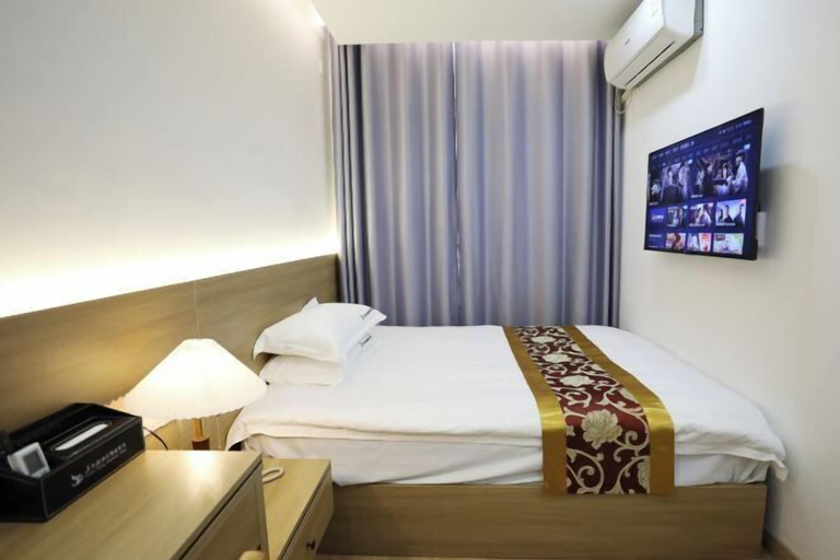 Bedroom, FuNan Baijing Shangwu Hotel, Fuyang