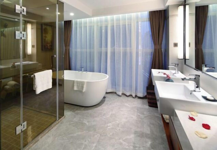 Bathroom 3, Zhenyue Hotel, Shanghai
