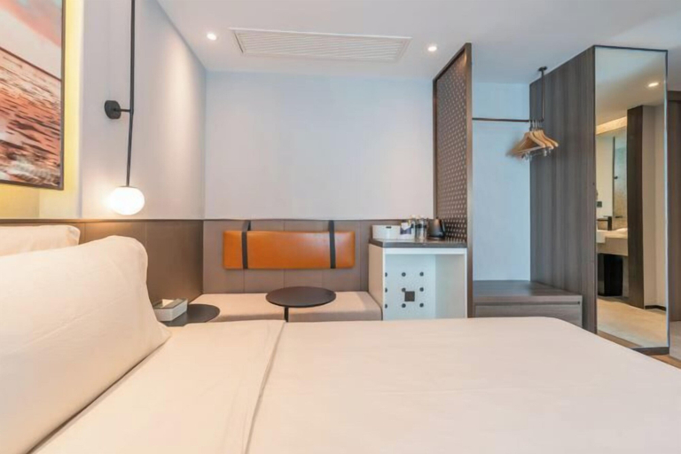 Bedroom 4, Shanghai Baoshan Changjiang Road Atour Light Residence Hotel, Shanghai