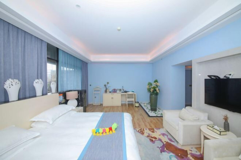 Bedroom 3, Fuerte Chain Hotel Leqing Yundu, Wenzhou