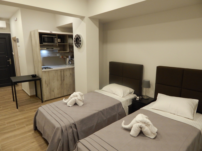 Bedroom 5, Nioplias Luxury Apartments Pefkohori, Central Macedonia