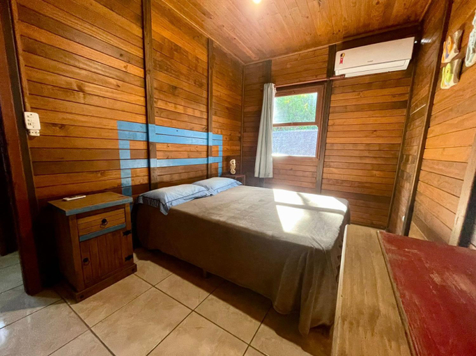 Bedroom 3, Cabana com piscina - 5 min a pe da praia - Porto Belo, Porto Belo