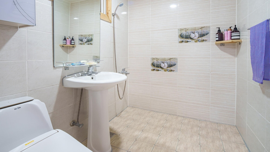 Bathroom 4, Jeju Jeonwonsaenghwal Diorem Pension, Jeju