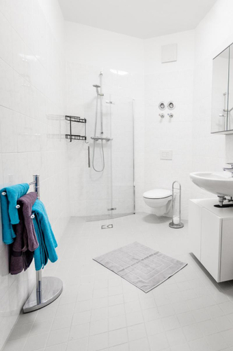 Bathroom 2, Ferienwohnungen direkt am Werbellinsee, Barnim
