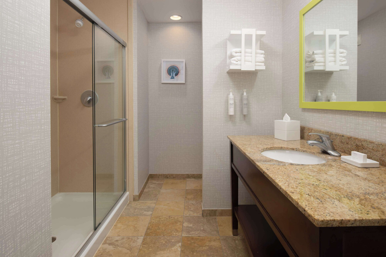 Bathroom 4, Hampton Inn & Suites Seattle-Airport/28th Ave, SeaTac