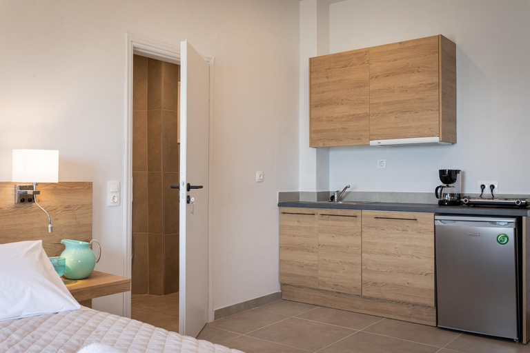 Kitchen, Euphoria Blue studio apartments, Attica