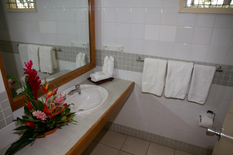 Bathroom 5, Tanoa Skylodge Hotel, Ba