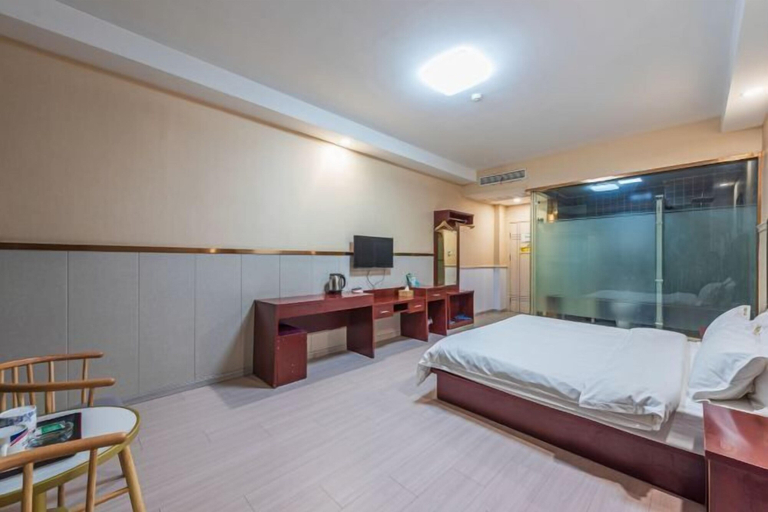 Bedroom 1, Dushi 118 Chain Hotel (Ningbo Yuyao High‑speed Railway North Station Branch), Ningbo