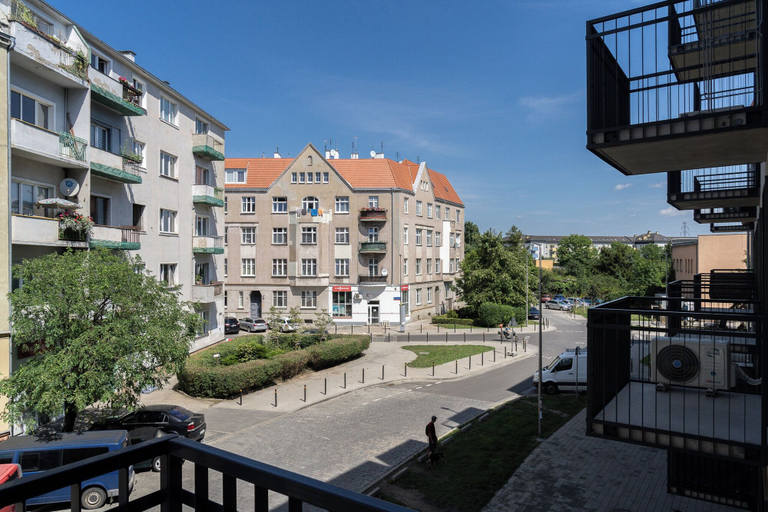 Balcony view, RentPlanet - Apartament Mikołaja Reja, Środa Śląska