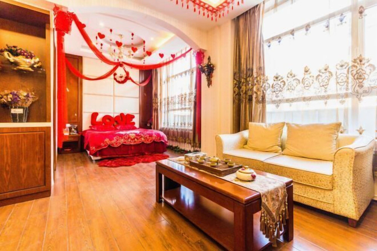 Bedroom 3, Hanxing Hotel (Jiaohe Station), Jilin