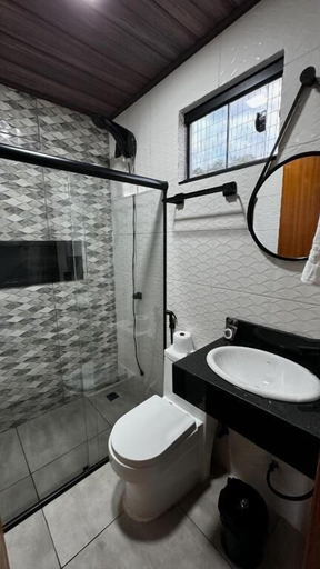 Bathroom 3, Pousada Canto do Cedro, Lençóis