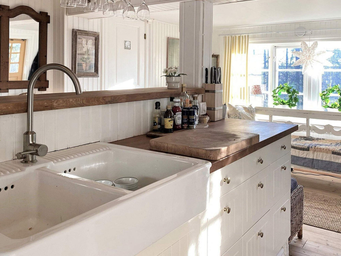 Private kitchen 3, 8 Person Holiday Home in Hallabro, Ronneby