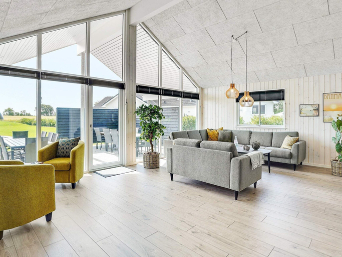 Living area 3, 5 Star Holiday Home in Spottrup, Skive