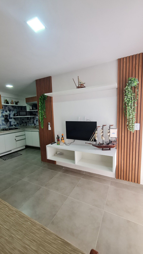 Living area 5, Flat no Centro 404 RP by La Playa, Ipojuca